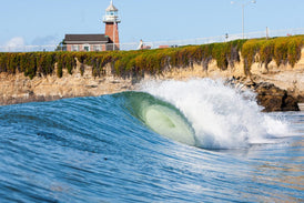 Steamer Lane Print Metal