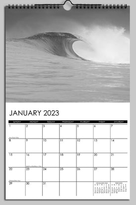 2023 Black & White Calendar