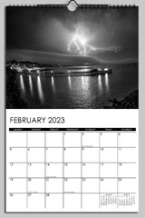 2023 Black & White Calendar