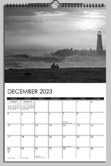 2023 Black & White Calendar