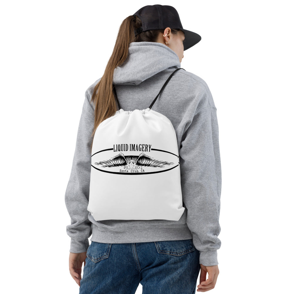 Liquid Imagery Drawstring bag